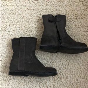 Bonpoint Gray Suede Boots